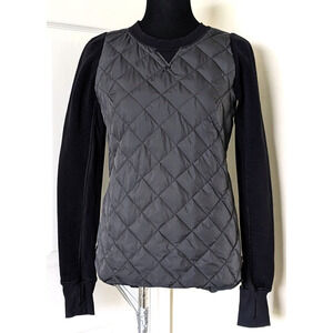 RARE Lululemon Jacket 6 Fluff Off Crew Pullover Quilted Puffer 800-Fill-Down